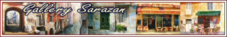 Original Art by Contemporary Painter Nick Sarazan. Impressionist and Surreal style oil paintings, Landscape and Cityscape