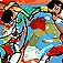 Silkscreen print dance matisse