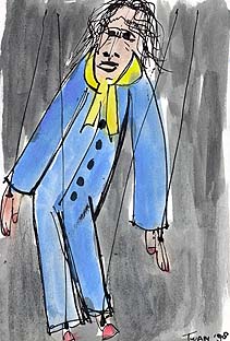 marionet tekening