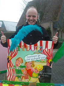 mobiel decor gemaakt door Annelies van Biesbergen voor participatief onderzoek naar opgroeien en opvoeden in Deurne