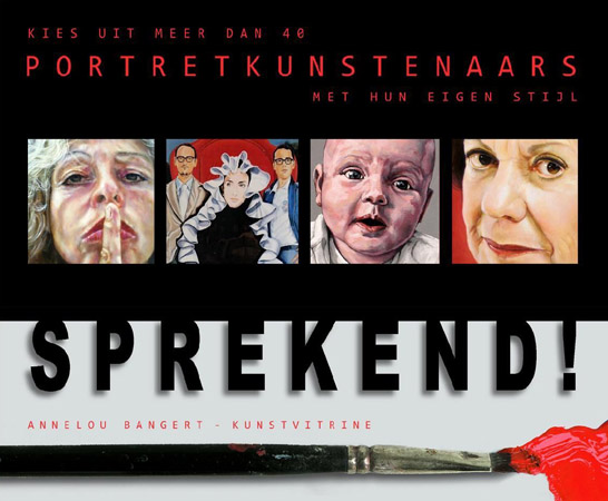 portretboek sprekend waarin 45 kunstenaars hun portretten laten zien