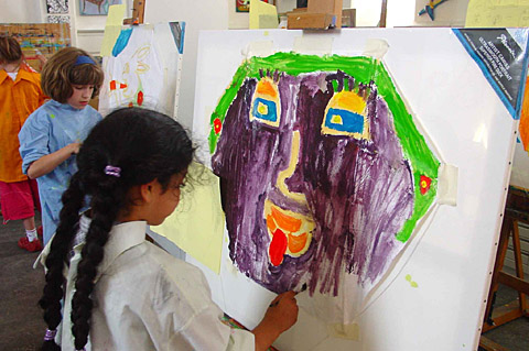 kinderfeestje vliegers maken op het atelier in Tilburg en Wageningen