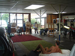 workshop naaktmodel schilderen op een prachtige lokatie in een oude steenfabriek in Wageningen in de uiterwaarden van de Rijn