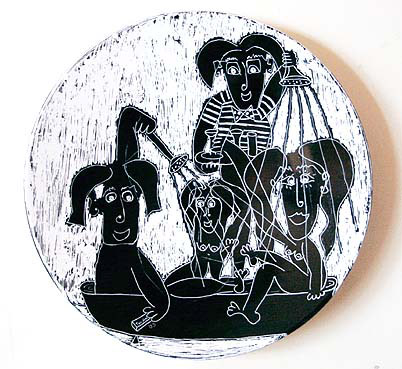 Familienbad Keramikplatte von Twan de Vos