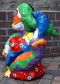 skulptur polyester kunst statue musik gitarre frau