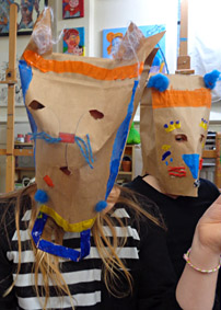 Wonderbaarlijk Kinderfeestje maskers maken kinderfeestjes kinderfeestjes DU-61