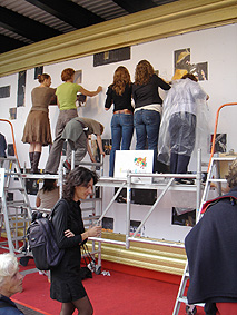 workshop schilderen schilderworkshop groepsworkshop workshop op lokatie rembrandt nachtwacht uitmarkt amsterdam
