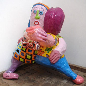 skulptur polyester kunst statue tanzen musik tango