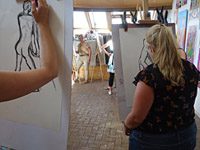 Workshop naaktmodel tekenen in Wageningen, Tilburg of op lokatie